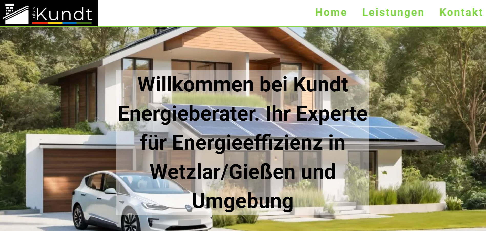 Website, Webdesign, Kundt Energieberater, SEO Optimierung